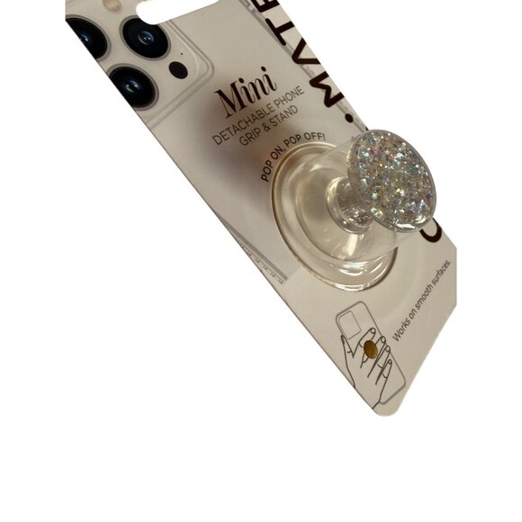 Case-Mate Mini Detachable Phone Grip & Stand With Glitter Effect - Picture 5 of 6